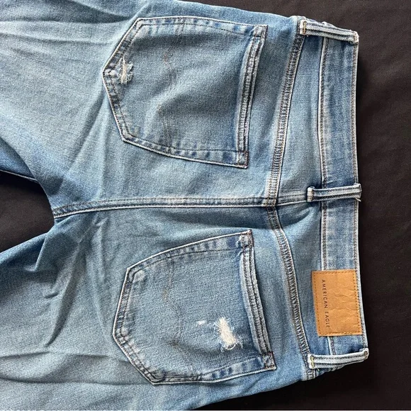 Men’s American Eagle Outfitters Airflex Slim Fit Blue Jeans 29x34 some flaws - Picture 10 of 11